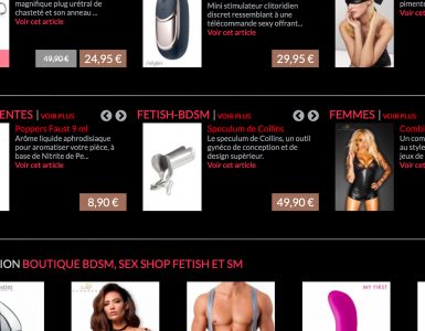Boutique BDSM Française